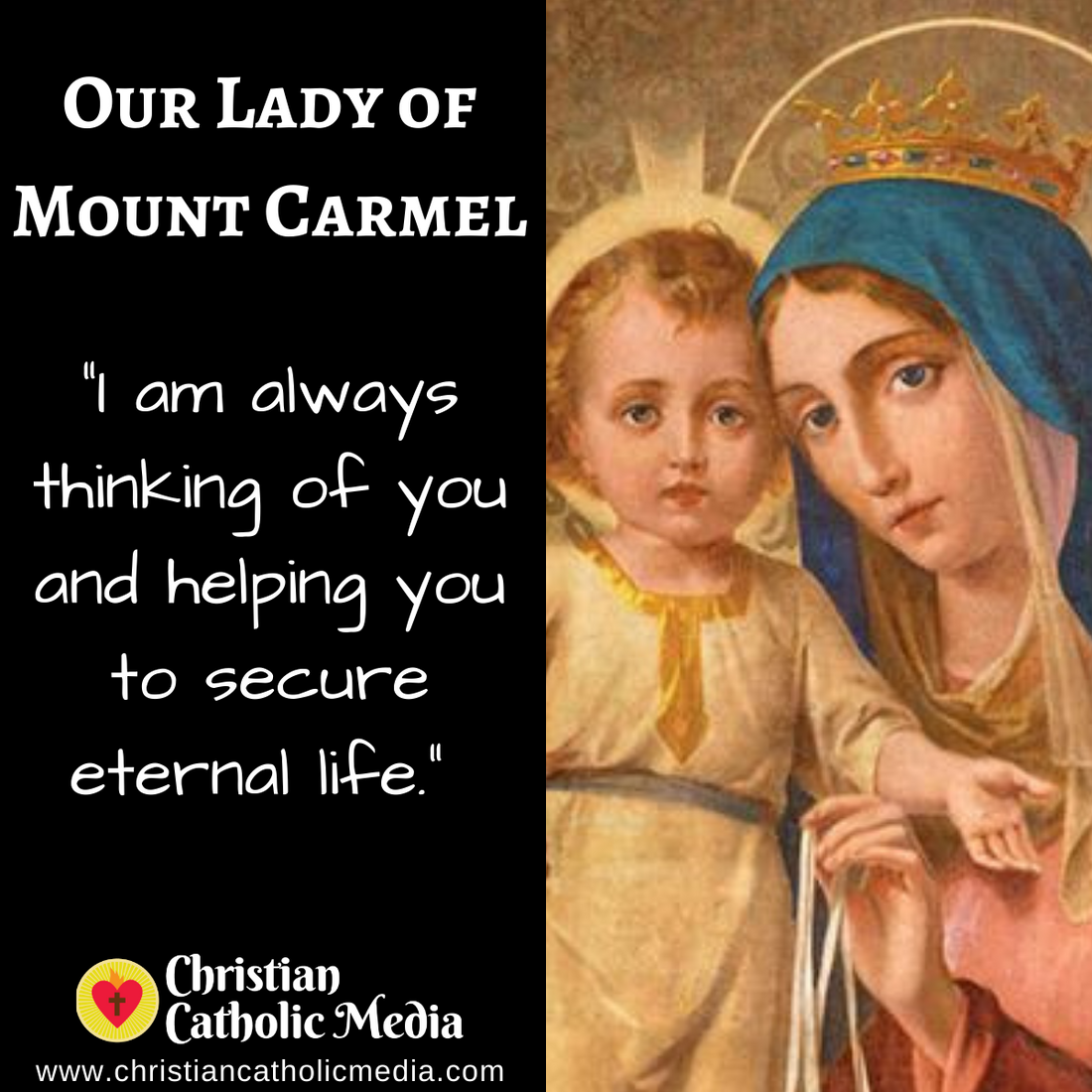 Our Lady of Mount Carmel - Friday July 16, 2021