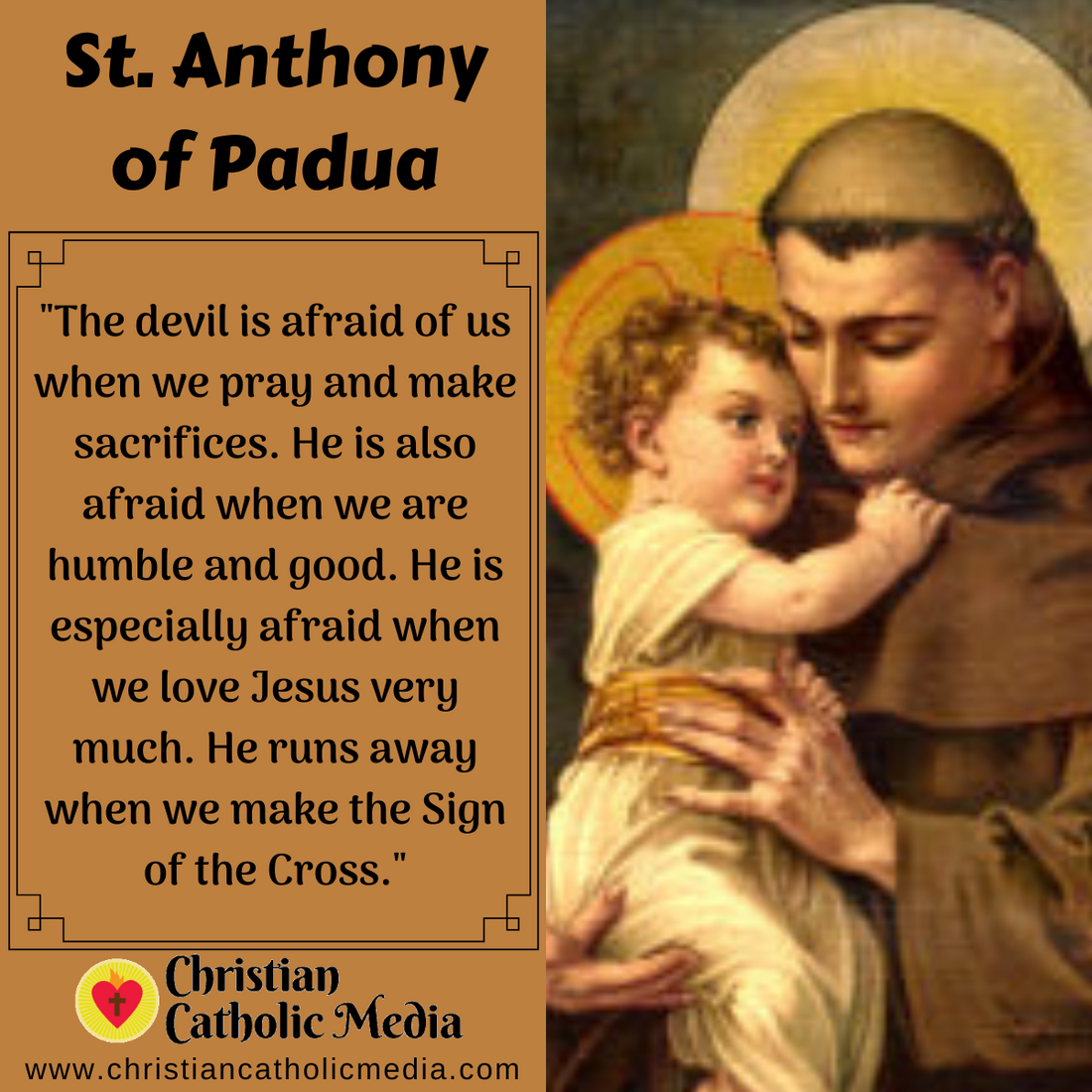 St. Anthony of Padua - Monday June 13, 2022