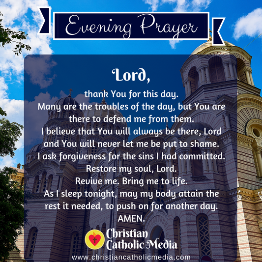 Evening Prayer Catholic Thursday 8-20-2020