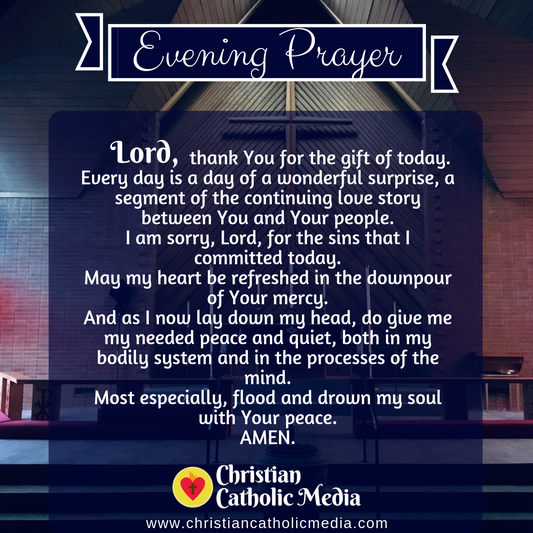 Evening Prayer Catholic Thursday 8-27-2020