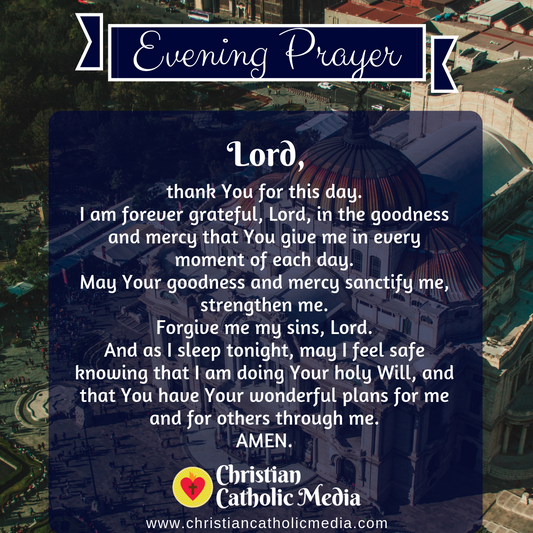 Evening Prayer Catholic Monday 8-3-2020
