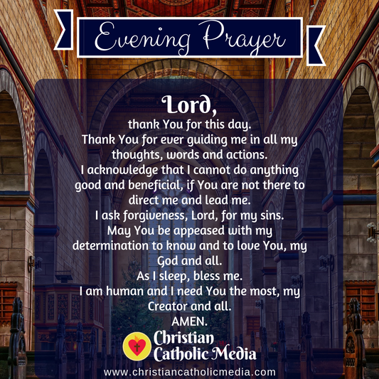Evening Prayer Catholic Tuesday 12-10-2019