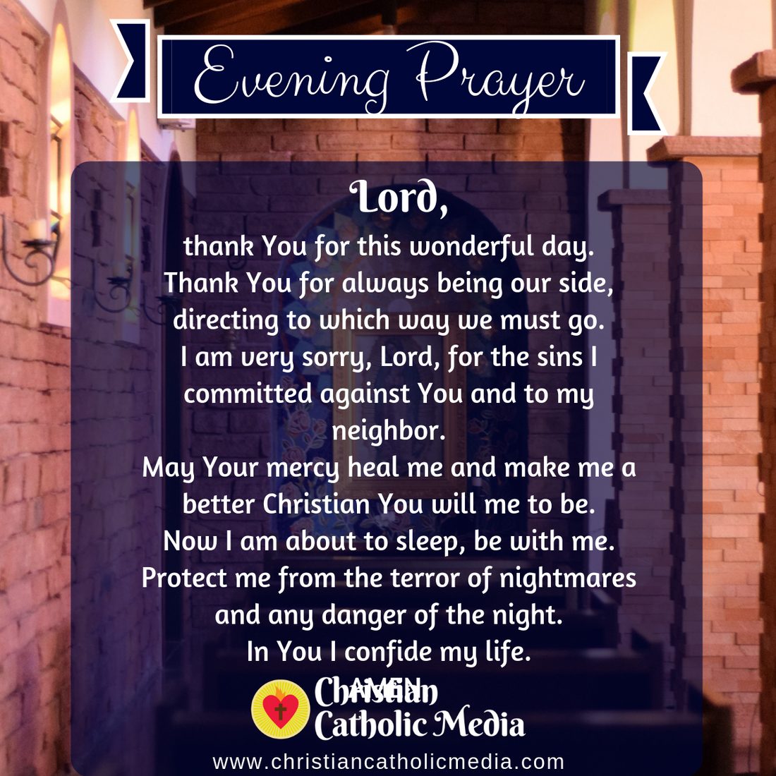 Evening Prayer Catholic Thursday 12-12-2019