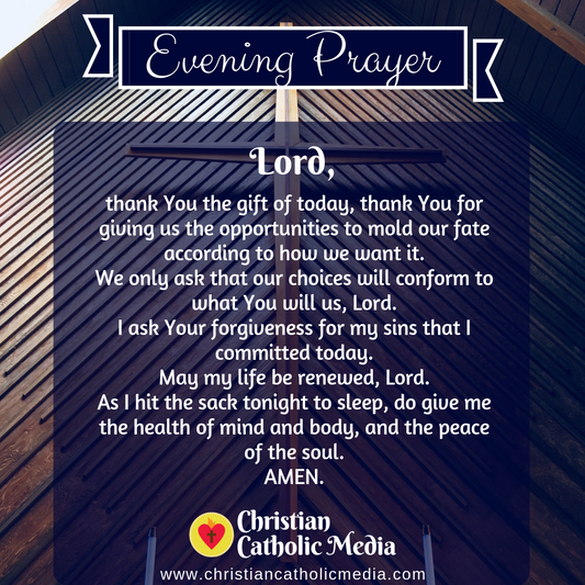 Evening Prayer Catholic Tuesday 12-17-2019