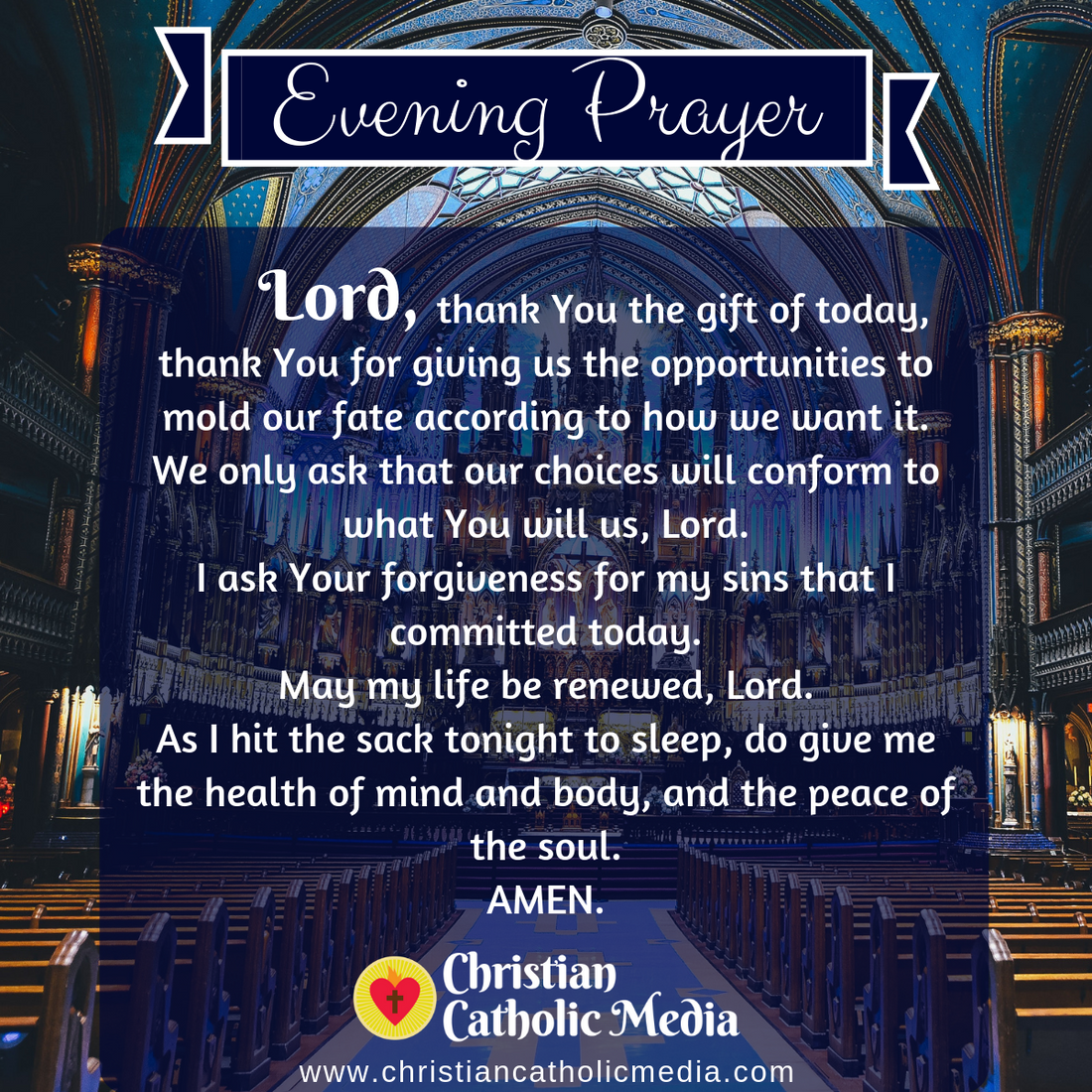 Evening Prayer Catholic Monday February 21, 2022