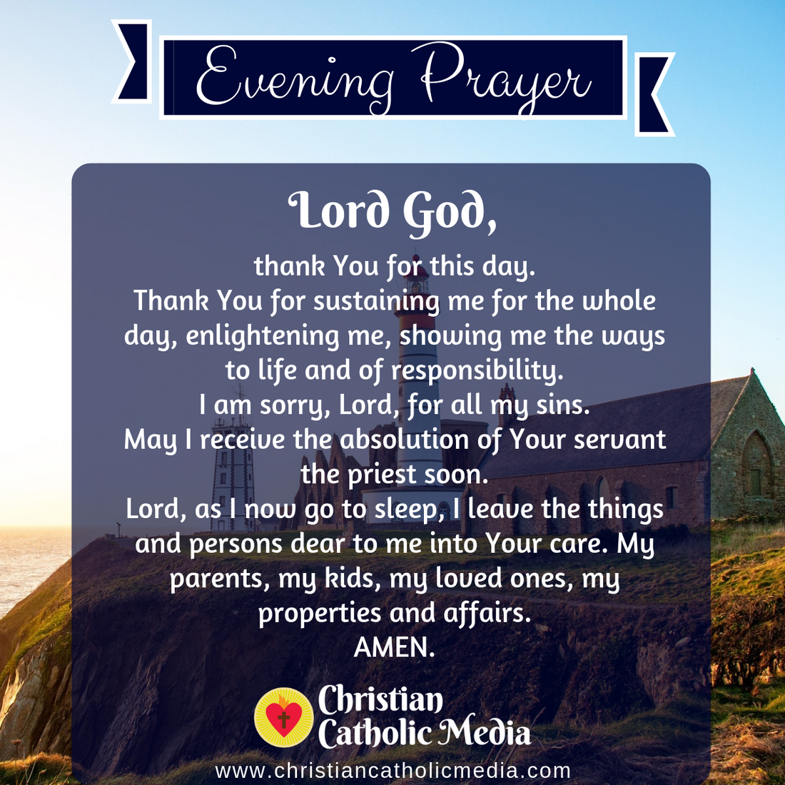 Evening Prayer Catholic Friday February 25, 2022