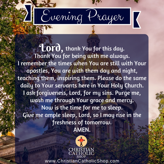 Evening Prayer Catholic Saturday 7-11-2020