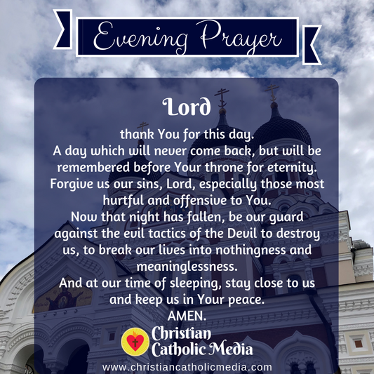Evening Prayer Catholic Saturday 7-18-2020