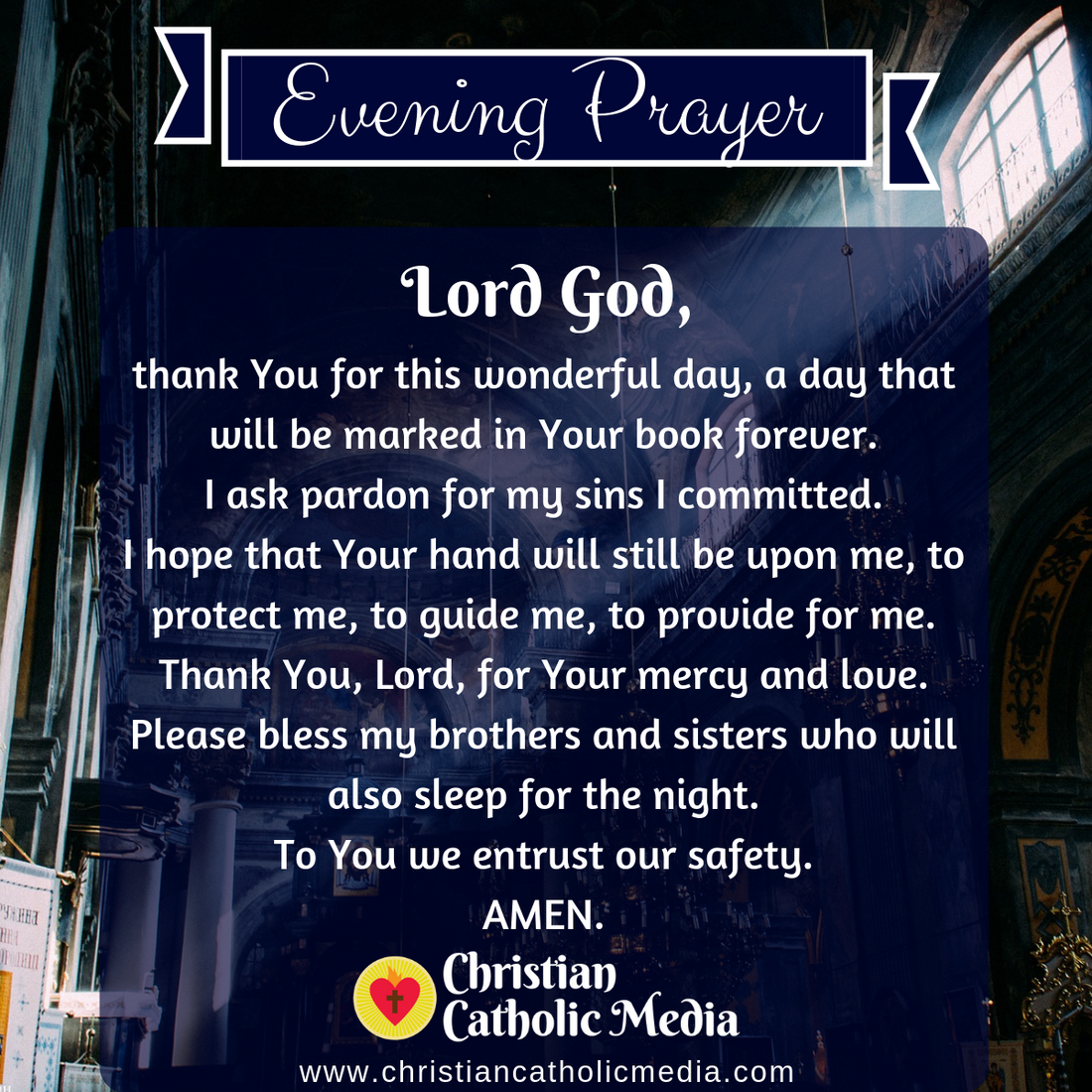 Evening Prayer Catholic Tuesday March 23, 2021