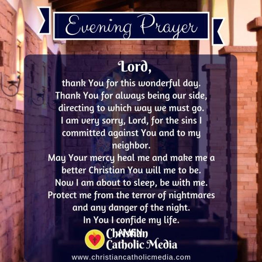 Evening Prayer Catholic Thursday 11-14-2019