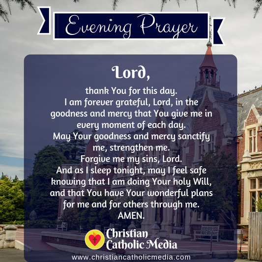 Evening Prayer Catholic Tuesday 11-19-2019