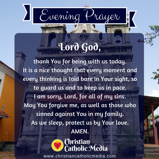 Evening Prayer Catholic Sunday 11-24-2019