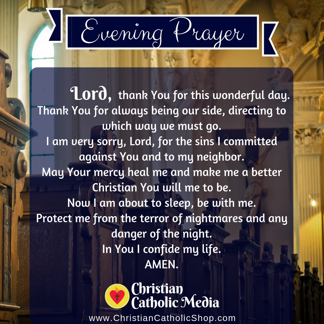 Evening Prayer Catholic Thursday 11-28-2019