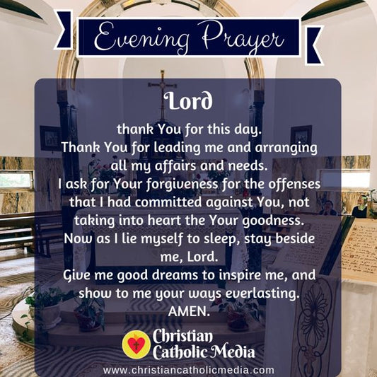 Evening Prayer Catholic Thursday 10-17-2019