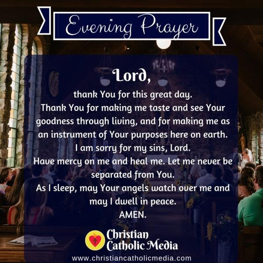 Evening Prayer Catholic Thursday 10-24-2019