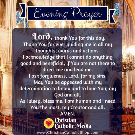 Evening Prayer Catholic Tuesday 10-29-2019