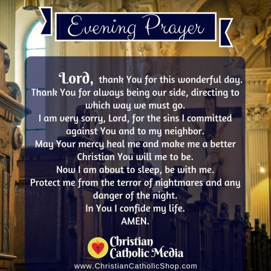 Evening Prayer Catholic Thursday 10-31-2019