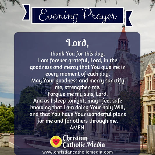 Evening Prayer Catholic Tuesday September 6, 2022