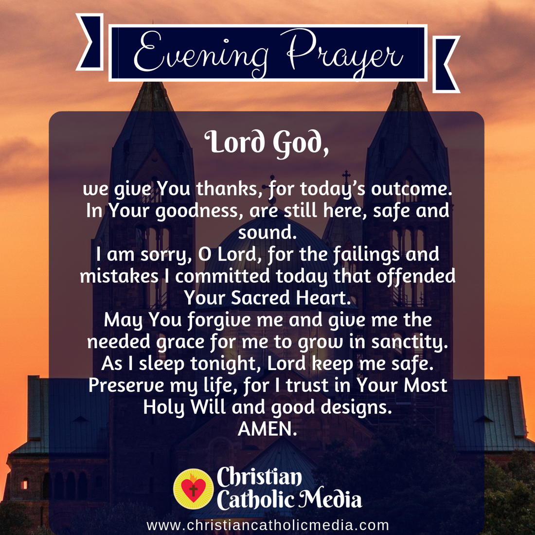 Evening Prayer Catholic Thursday November 25, 2021