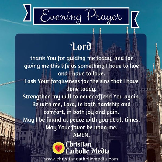 Evening Prayer Catholic Friday 10-18-2019