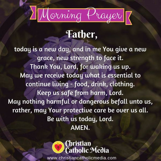 Morning Prayer Catholic Tuesday 10-8-2019
