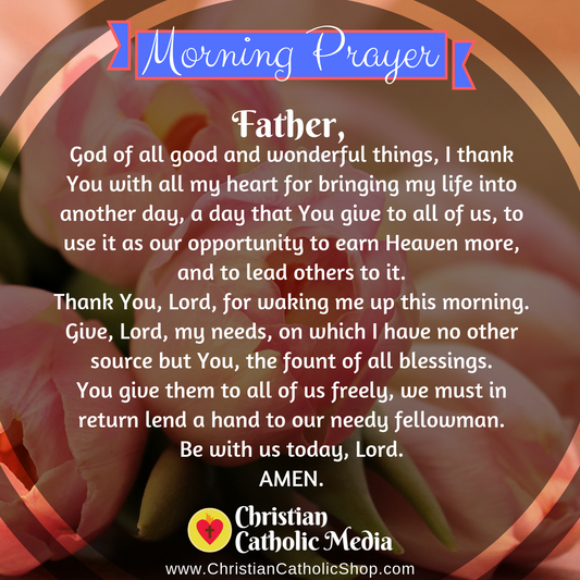 Morning Prayer Catholic Wednesday 12-25-2019