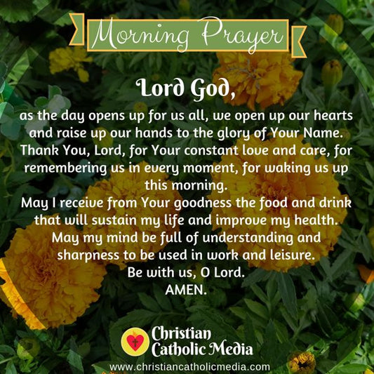 Morning Prayer Catholic Friday 7-19-2019