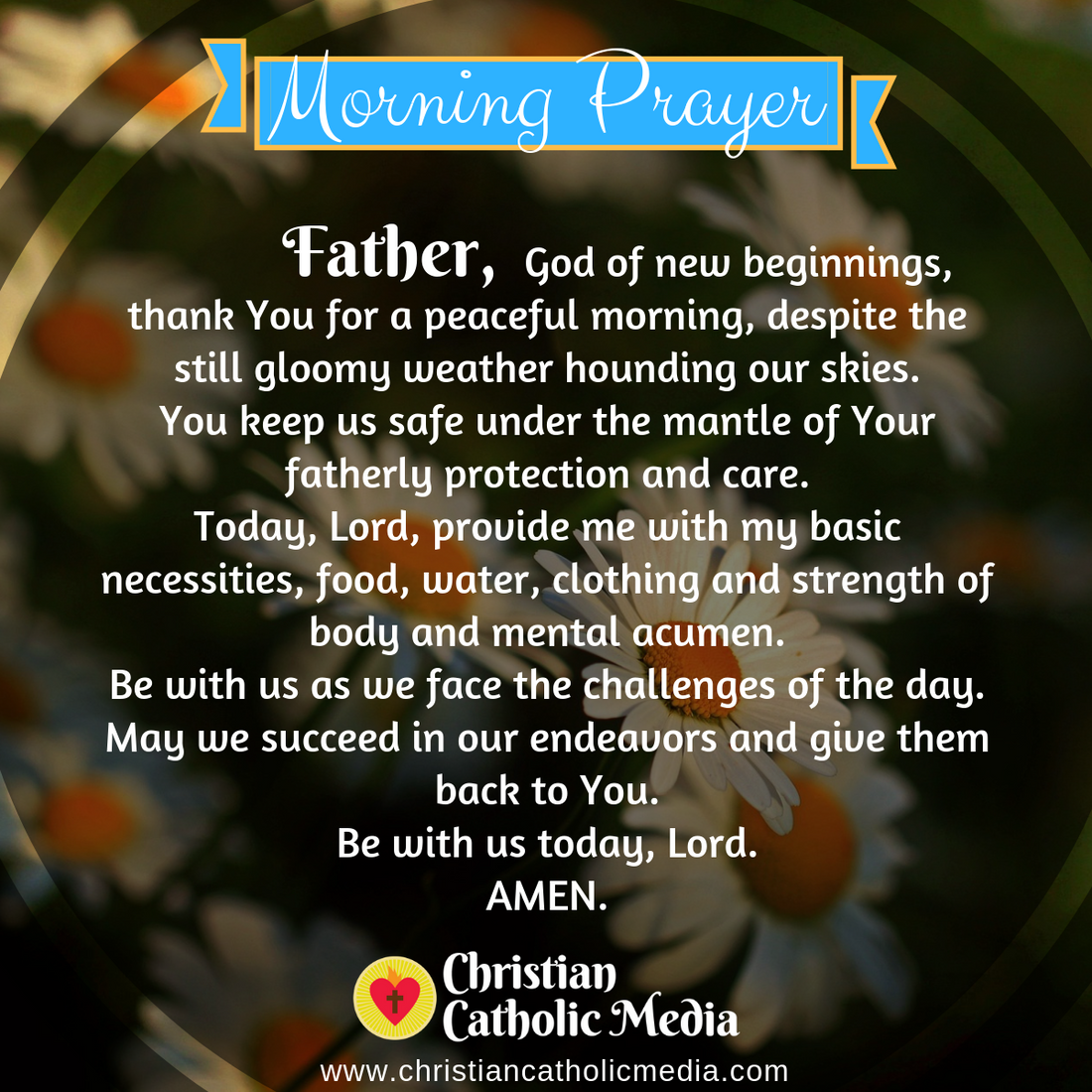 Morning Prayer Catholic Monday 6-1-2020