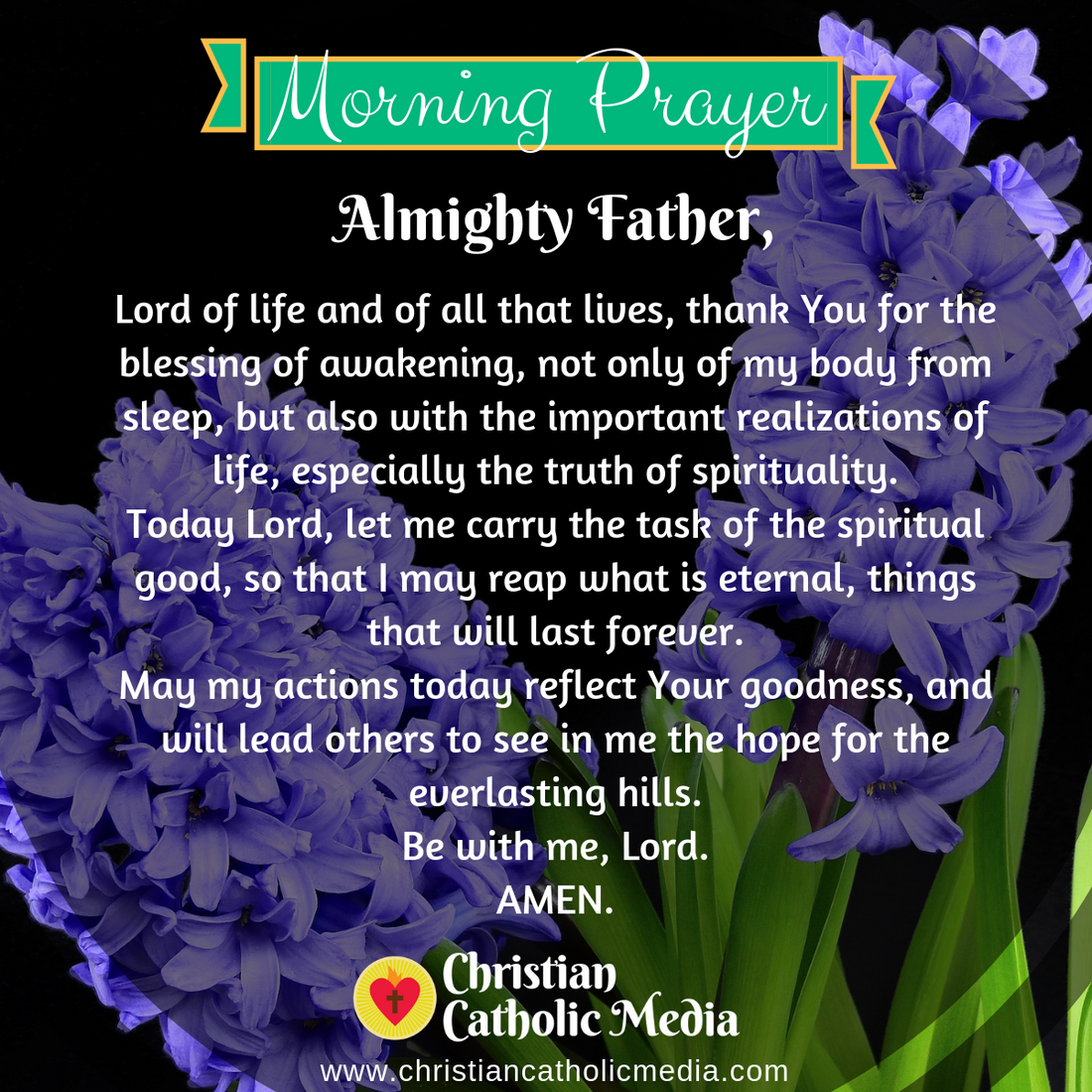 Tuesday Morning Prayer ⋆ Our Father Prayer - Christians United in Faith