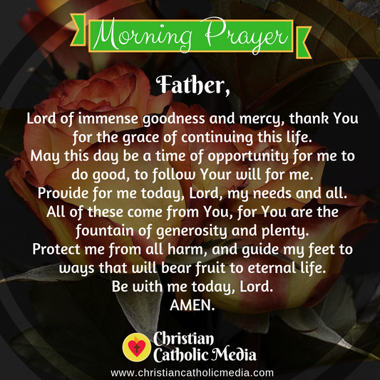 Morning Prayer Catholic Tuesday 3-17-2020