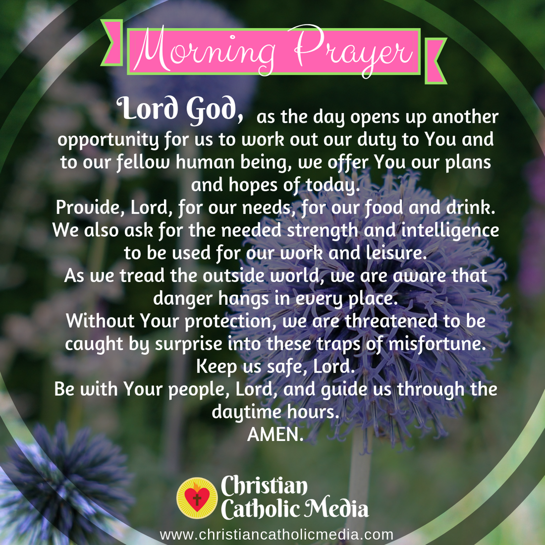 Morning Prayer Catholic Saturday 3-28-2020