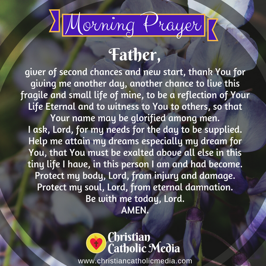 Morning Prayer Catholic Friday 5-15-2020