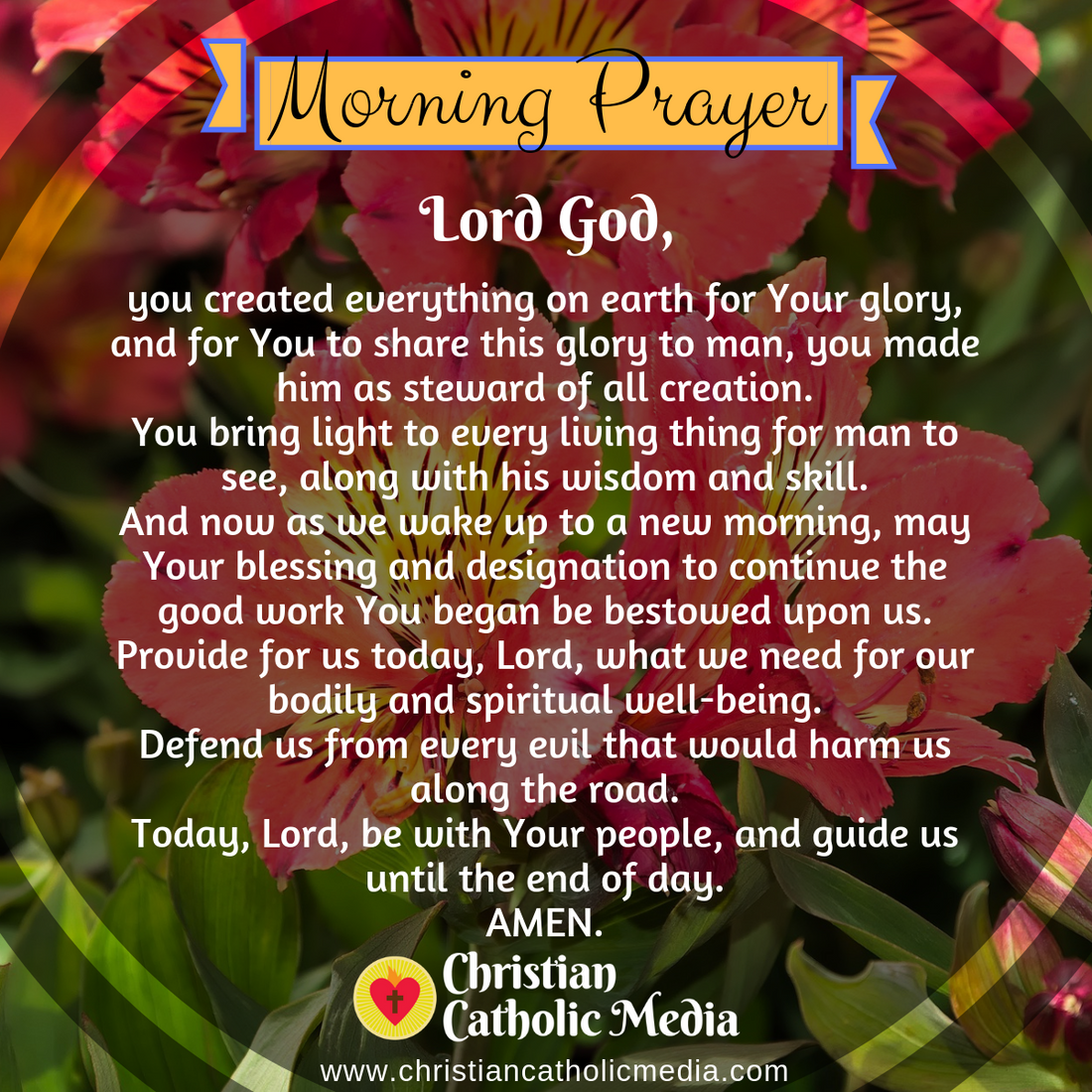 Morning Prayer Catholic Monday 11-25-2019