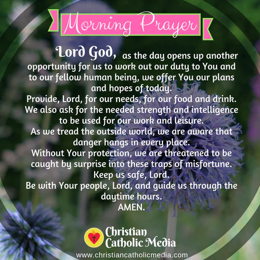 Catholic Morning Prayer Tuesday August 23, 2022