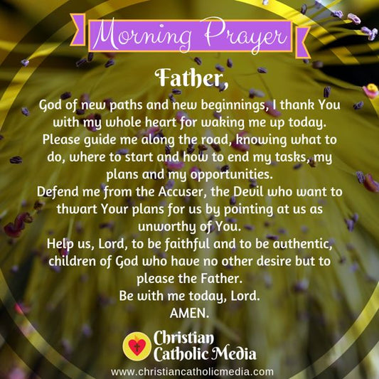 Morning Prayer Catholic Friday 10-25-2019