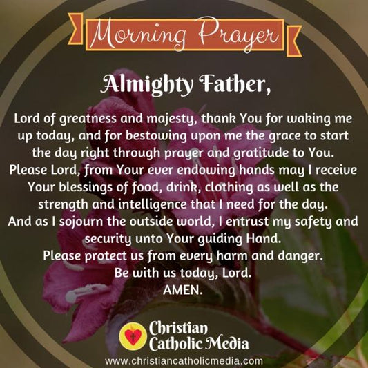 Morning Prayer Catholic Monday 10-28-2019