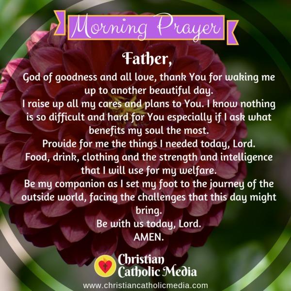 Morning Prayer Catholic Thursday 10-31-2019