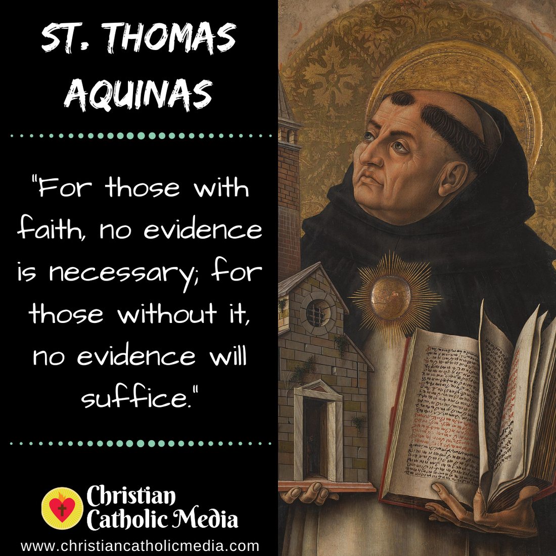 St. Thomas Aquinas - Friday January 28, 2022