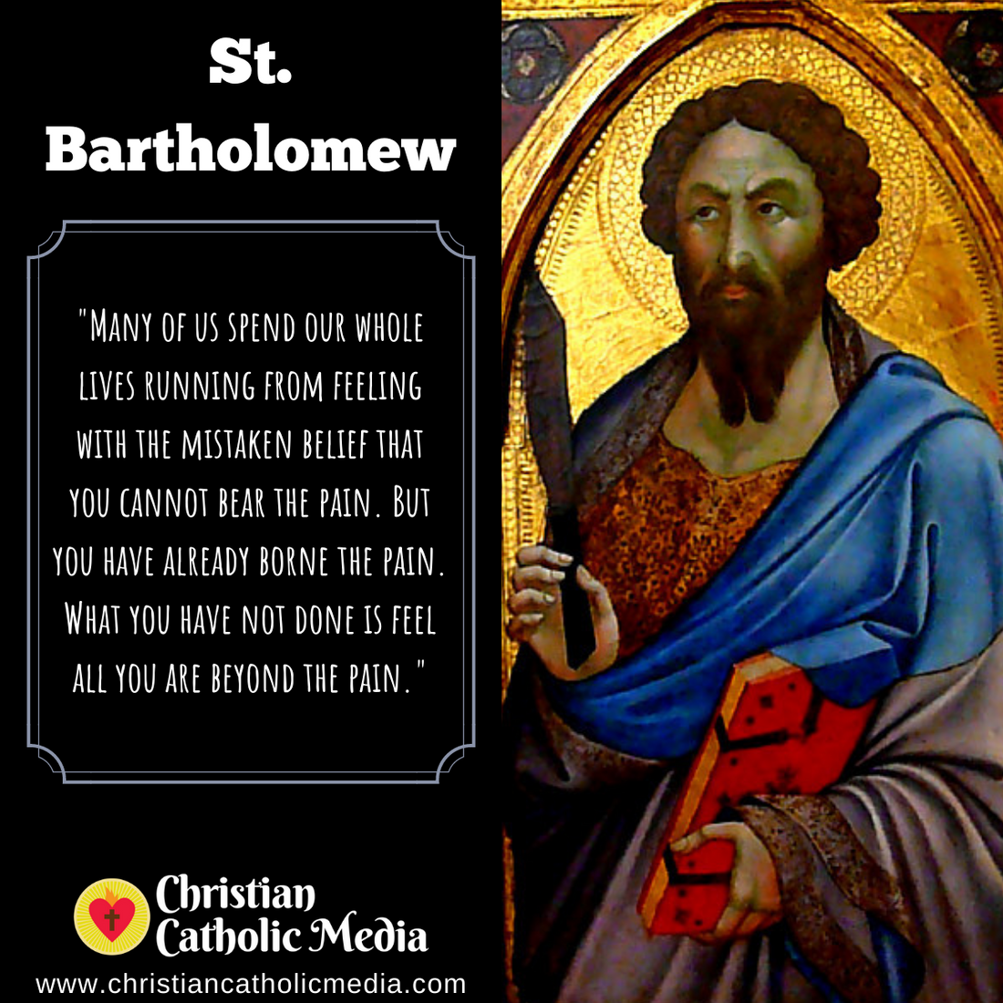 St. Bartholomew - Monday August 24, 2020