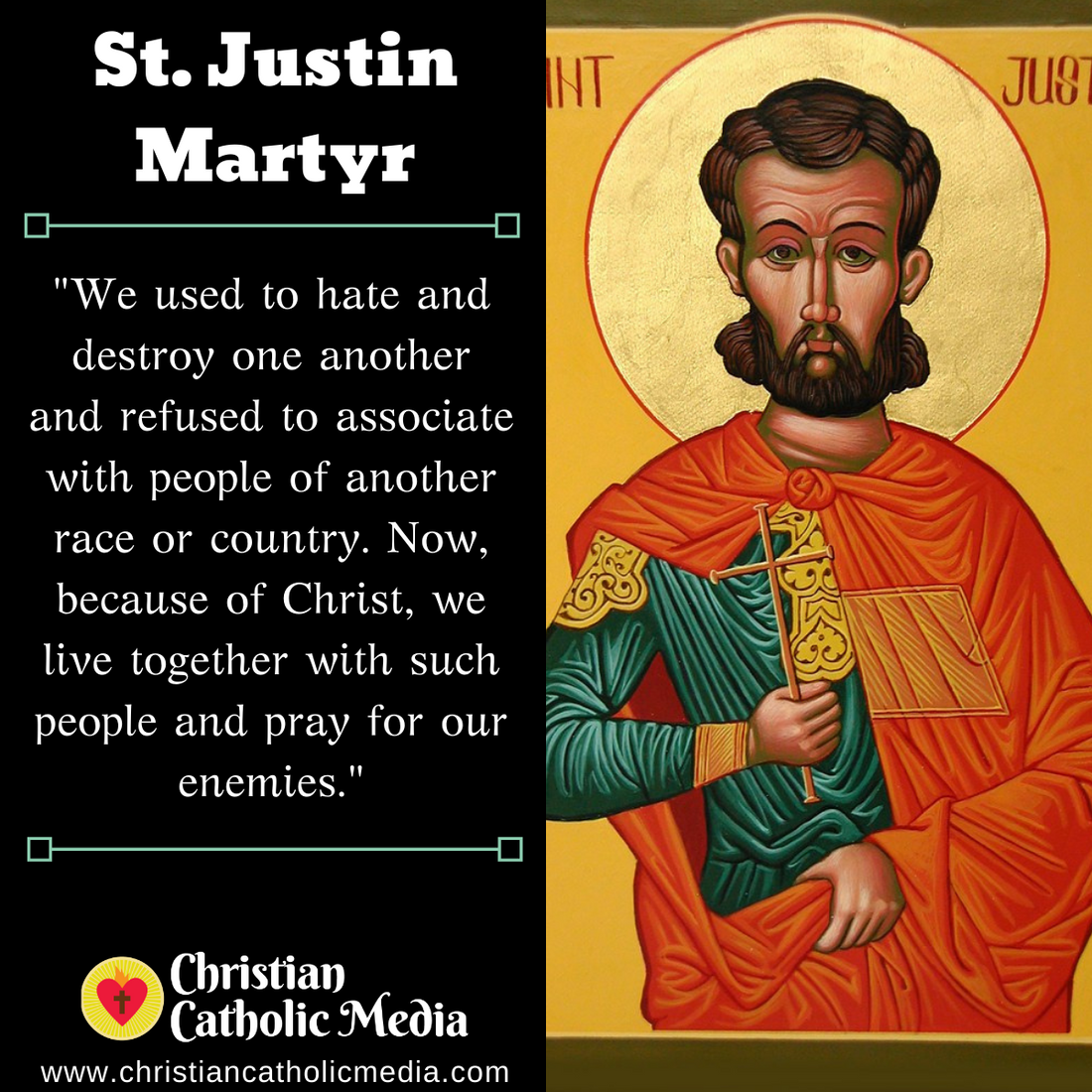 St. Justin Martyr - Tuesday June 1, 2021