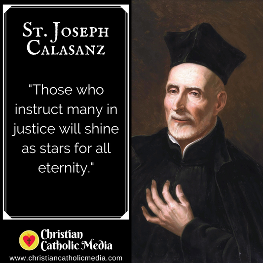 St. Joseph Calasanz - Thursday August 26, 2021