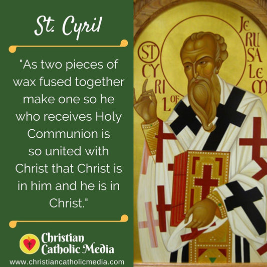 St. Cyril - Sunday February 14, 2021