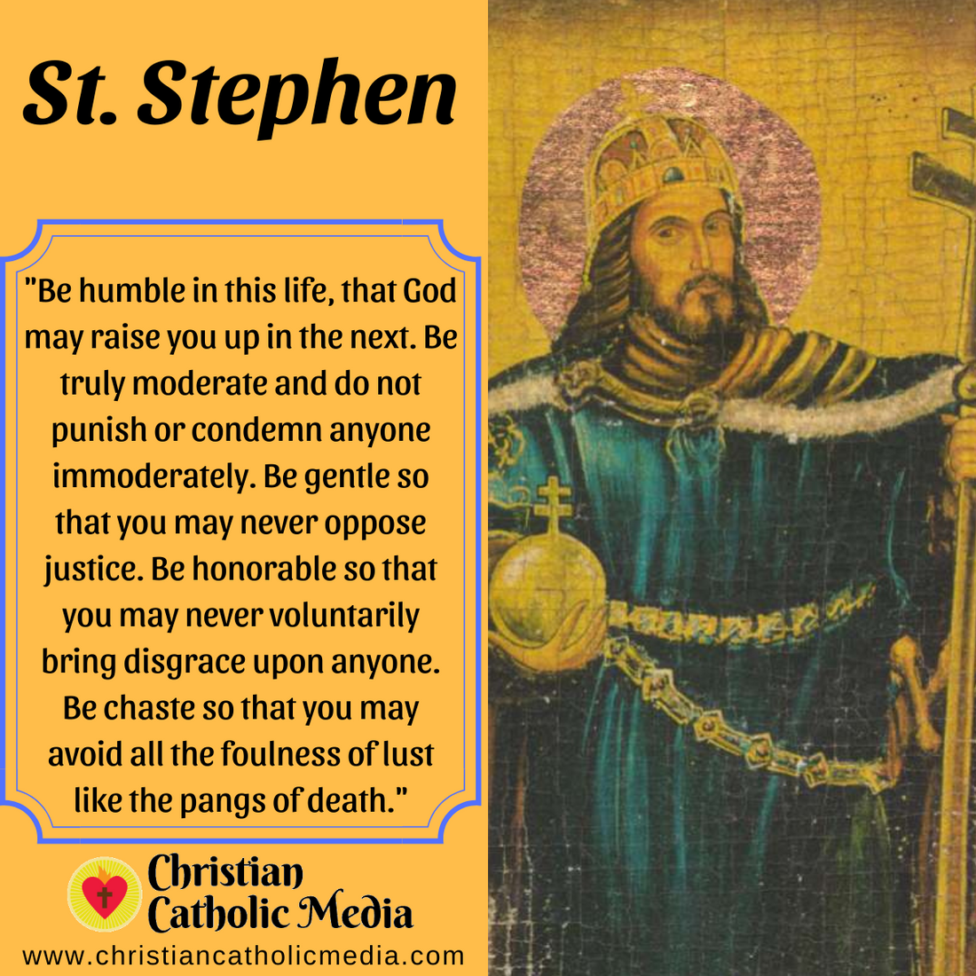 St. Stephen - Monday August 16, 2021